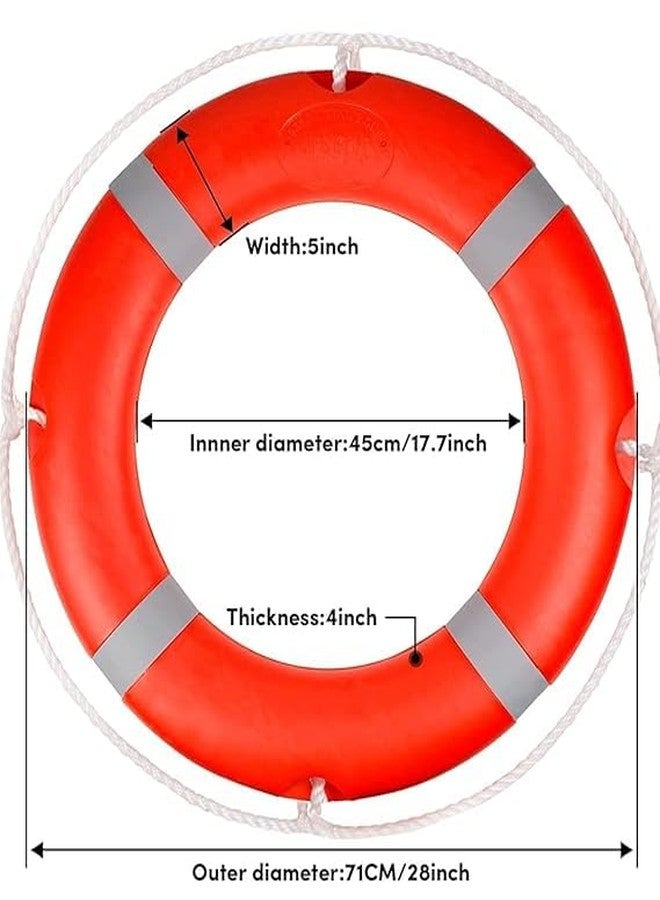 TheMujtaba Swimming Safety Tube Life Buoy Rubber Floating Ring Bracelet Buckle Buoy for Water Rescue Life Saving Rope,Pool Sea, River Sports Equipment - Image 2